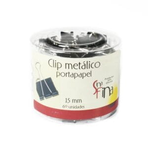 Clip Metal Portapapel 15mm 60/1 SINA FINA