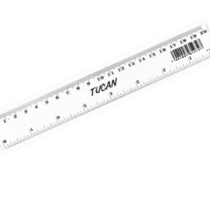 Regla Plastica 20 cms Tucan