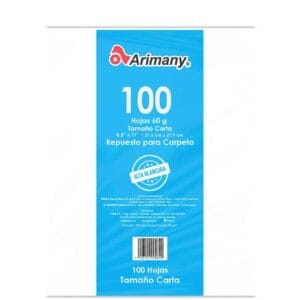 Resma de hoja 60 gramos Carta