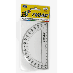 Blister Transportador Plástico 15 cms. Tucan