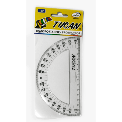 Blister Transportador Plástico 15 cms. Tucan