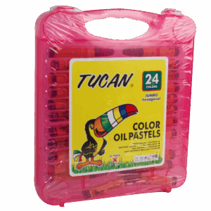 Crayon Pastel Oleo 24 Colores Caja Plastica