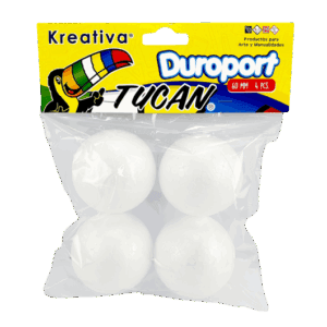 Bolsa Bola Duroport 60mm 4 Uni.