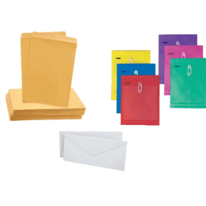 Todo tipo de sobres (Manila, plasticos, postales)