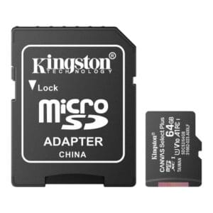 Memoria Micro SD Canvas Select Plus Clase 10 marca Kingston (Varias capacidades)