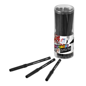 Bote de 24 Marcadores Fast Punta fina por color