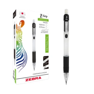 Portaminas 0.5mm Zebra Z-Grip 12 unid