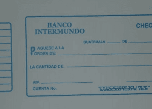 Talonario de Cheques 50 Hojas