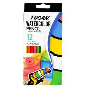 Crayon Madera Acuarelable 12 Colores