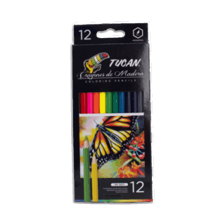 Crayon de madera Alta Calidad Largo de 12 colores