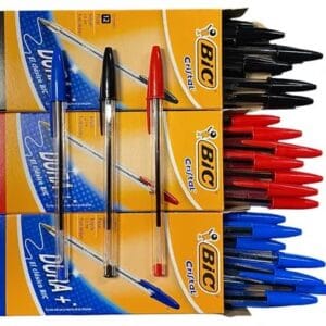 Caja de Boligrafos BIC tradicional (PUNTO MEDIANO)
