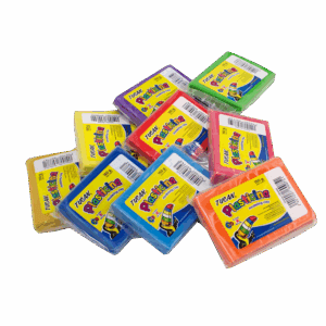 Plasticina en block 150gr VARIOS COLORES