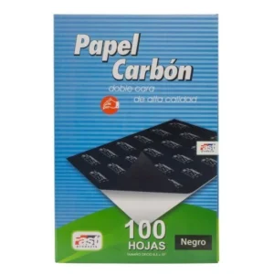 Ciento de Papel Carbón Dorso Negro Oficio