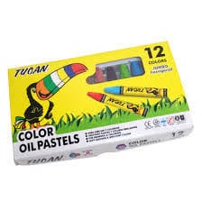 Crayon Pastel Oleo Jumbo Hexag. 12 Col.
