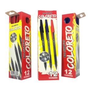 Docena Bolígrafo Coloreto