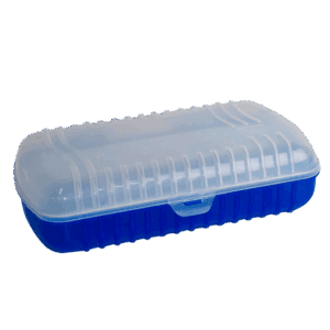 Estuche Plastico Para Lapices Grande Con Bandeja