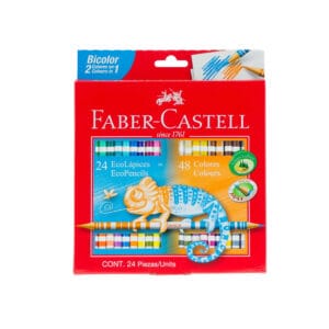 Crayon Madera Faber Castell Doble Punta 24/48