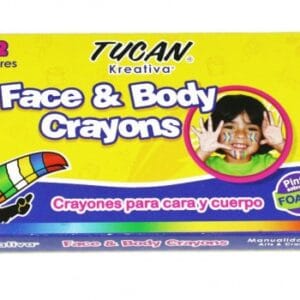 Face & Body Crayons 6 colores