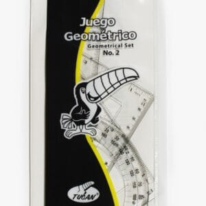 Juego Geometrico Con Estuche No.2 Tucan