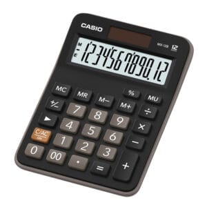 Calculadora de Escritorio MX-12B-BK 12 digitos. Casio