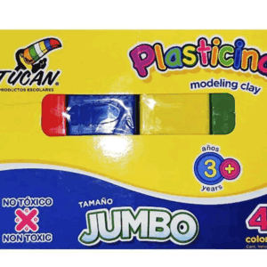 Caja de Plasticina Jumbo Tucan 4 Colores