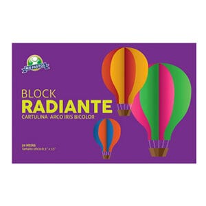 Block RADIANTE Bi Color Oficio 20 Hojas