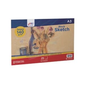 BLOCK SKETCH IVORY (A3 O A4)