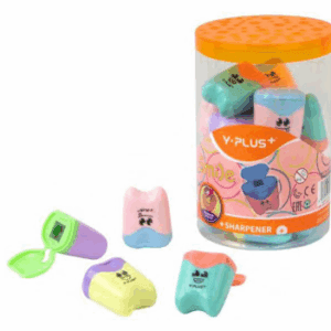 BOTE SACAPUNTAS 1 AGUJERO CON DEPOSITO Y-PLUS SMILE 22/1