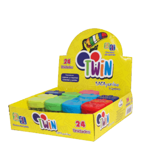 Caja de 24 Sacapuntas Twin 2 Agujero Tucan