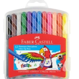 Estuche de Marcadores Faber Castell 12 colores