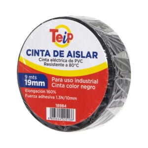 CINTA PARA AISLAR MARCA TEIP 19MMX9MT