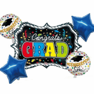 Set de 5 globos decorativos Graduación