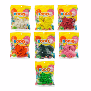 Bolsa de 25 Globos Rodix No.9 Colores Normales