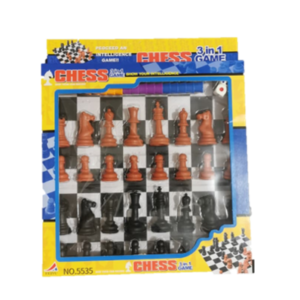 JUEGO AJEDREZ 3 en 1