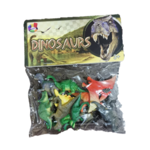Animales plasticos DINOSAURIOS pequeños 12uni